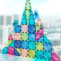 Mideer Renkli Magnetic Tiles Sihirli Orman