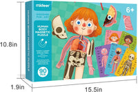 Mideer Body Magnet Eğitici İnsan Vücudu Oyun Seti 90 Parça