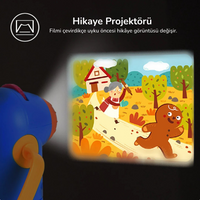 Mideer Masal Projektörü Kids Storybook Torch (4’ü 1 Arada)