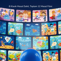 Mideer Masal Projektörü Kids Storybook Torch (4’ü 1 Arada)