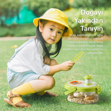 Mideer Mini Kaşif Gözlem Kutusu  Büyüteçli Doğa Keşif Seti