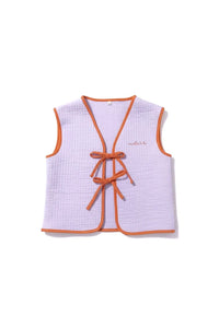 Miela Kids Dreams Kapitone Yelek Floral Lila