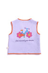 Miela Kids Dreams Kapitone Yelek Floral Lila