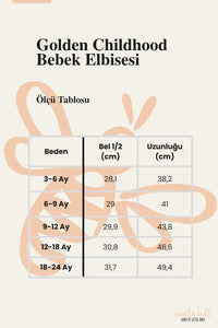 Miela Kids Golden Childhood Bebek Elbisesi