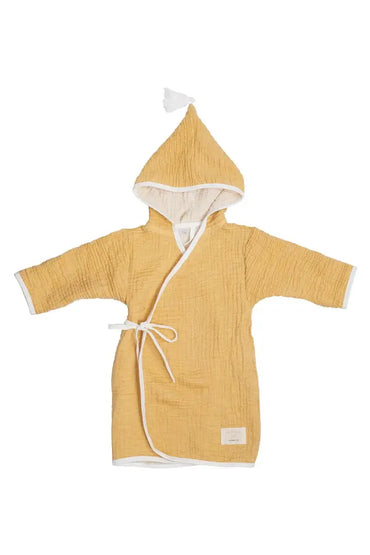 Miela Kids Müslin Kimono Bornoz Marshmallow Hardal