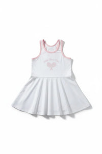 Miela Kids Tennis Club Kız Çocuk Tenis Elbisesi Beyaz