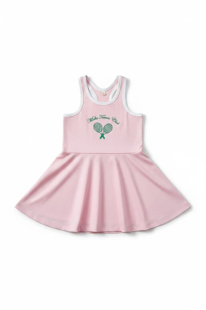 Miela Kids Tennis Club Kız Çocuk Tenis Elbisesi Pembe
