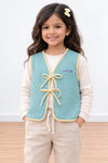 Miela Kids Cherry Kapitone Yelek Mint