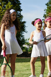 Miela Kids Tennis Club Kız Çocuk Tenis Elbisesi Beyaz