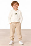 Miela Kids Uzun Kollu Tshirt Beyaz Camp Checklist