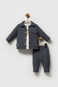 Moi Noi Denim Ceketli Takım