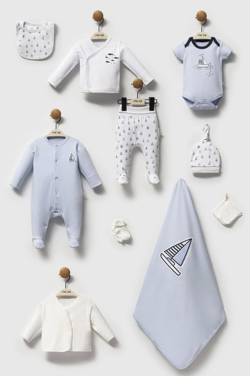 Moi Noi Hatane Çıkış Seti 10'lu Set Captain Mavi