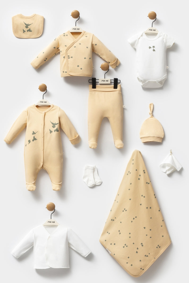 Moi Noi Hatane Çıkış Seti 10'lu Set Sarı Kuş