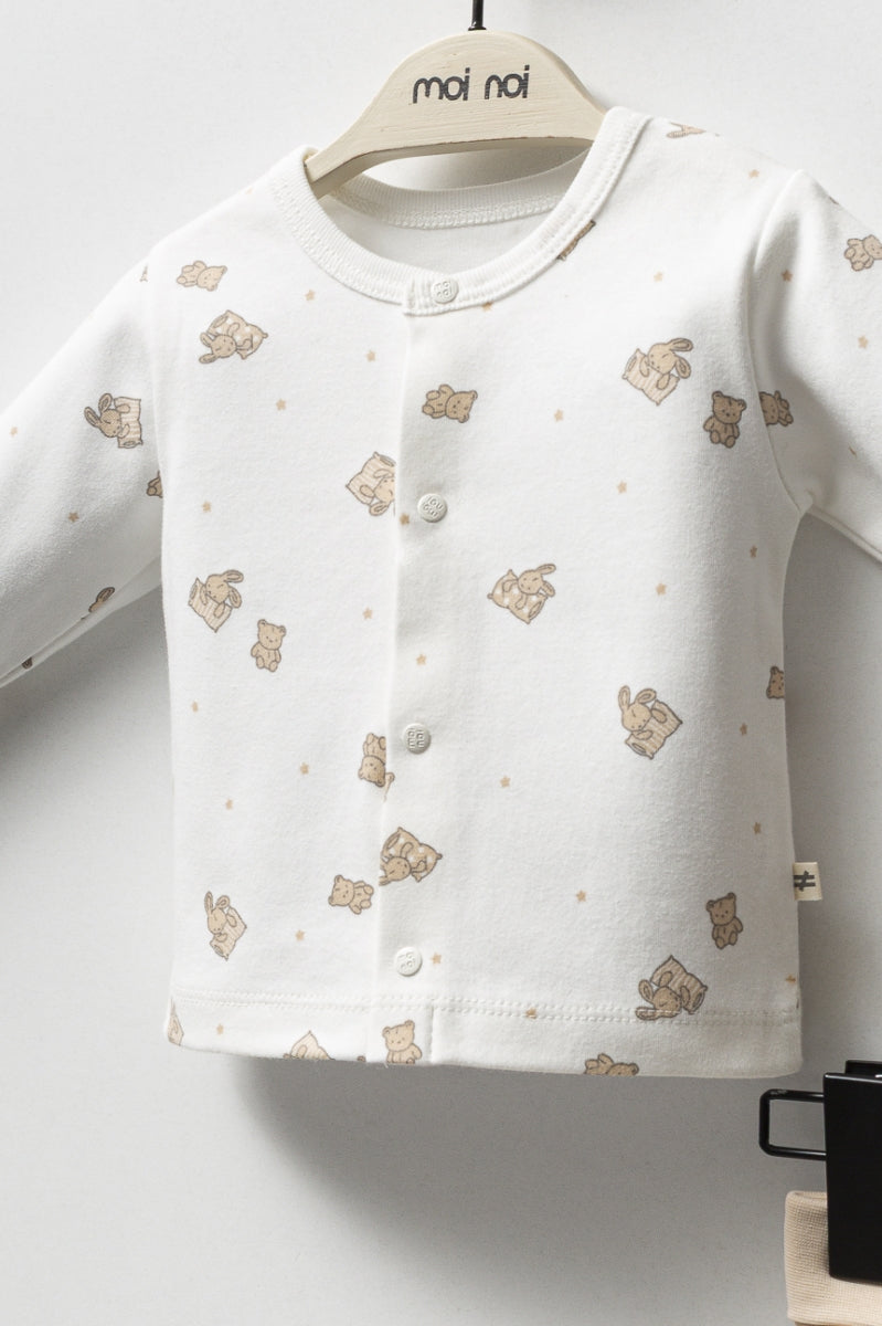 Moi Noi Hatane Çıkış Seti 5'li Set Tavşan Ekru