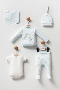 Moi Noi Hatane Çıkış Seti 5'li Set Koala Mavi