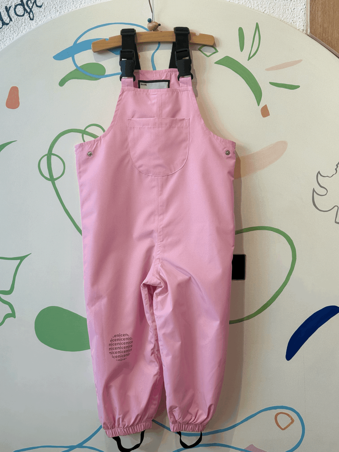 NiceKids Çocuk Yağmur Tulumu Pembe (Çantası Hediyeli)