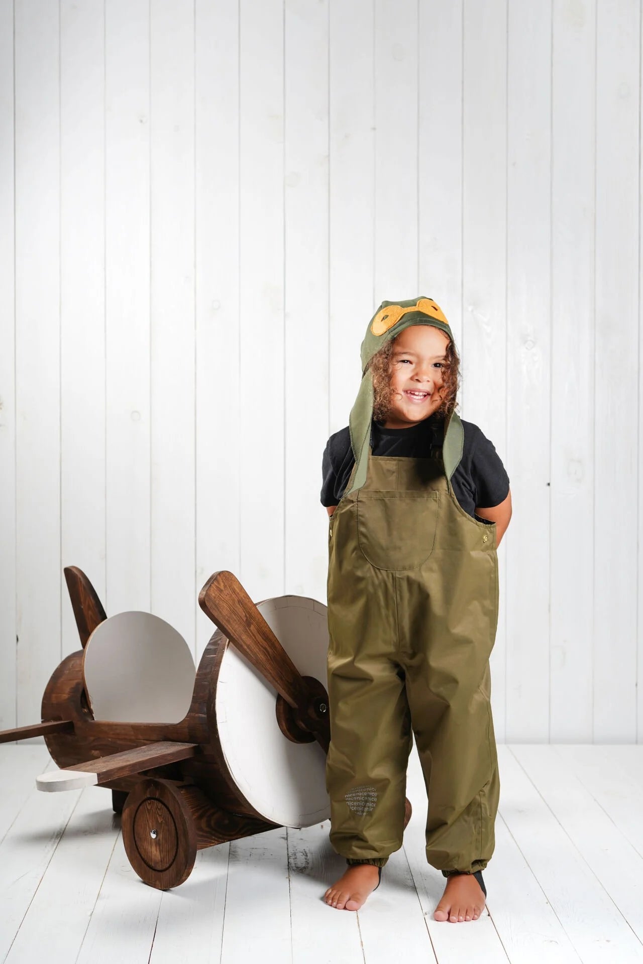 NiceKids Çocuk Yağmur Tulumu Haki