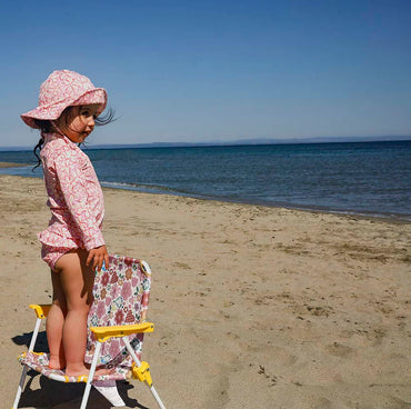 Sand Mother Kız Çocuk Üç Parça Mayo Set Blossom