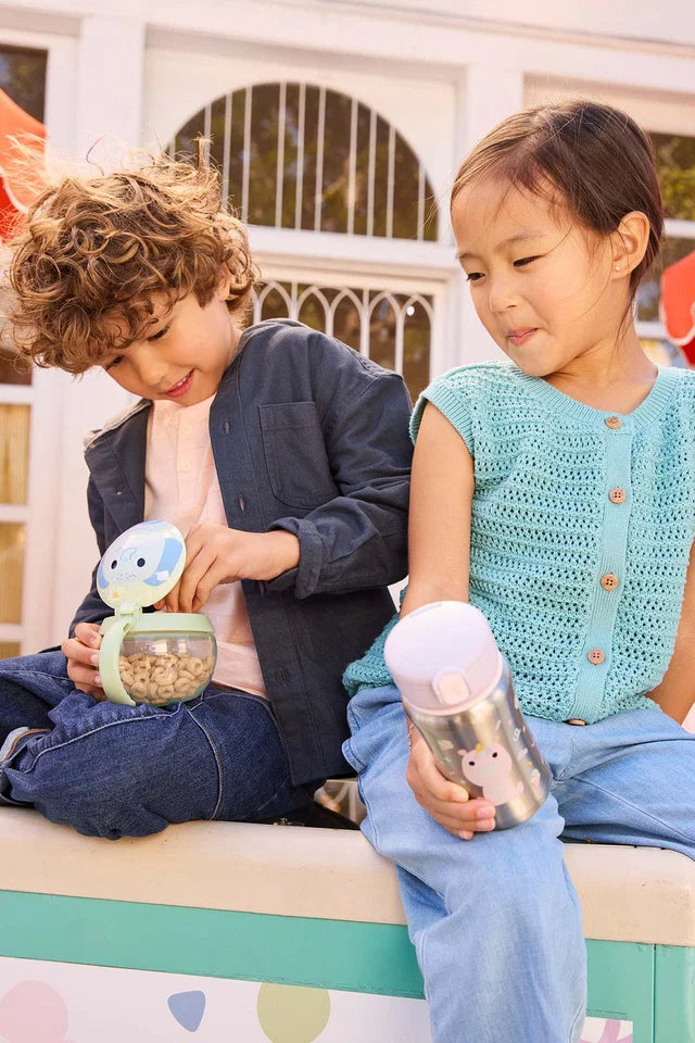 Skip Hop Besties Squad Pipetli Paslanmaz Çelik Suluk Unicorn