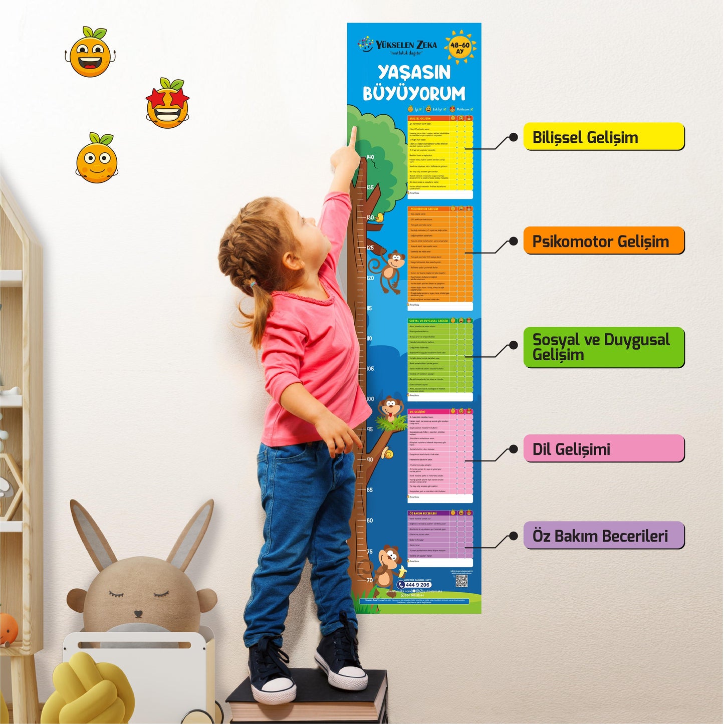 Yükselen Zeka Dikkat ve Zeka Geliştirme Seti 2-4 Yaş