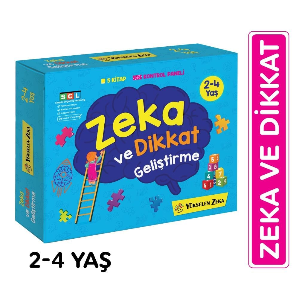 Yükselen Zeka Dikkat ve Zeka Geliştirme Seti 2-4 Yaş