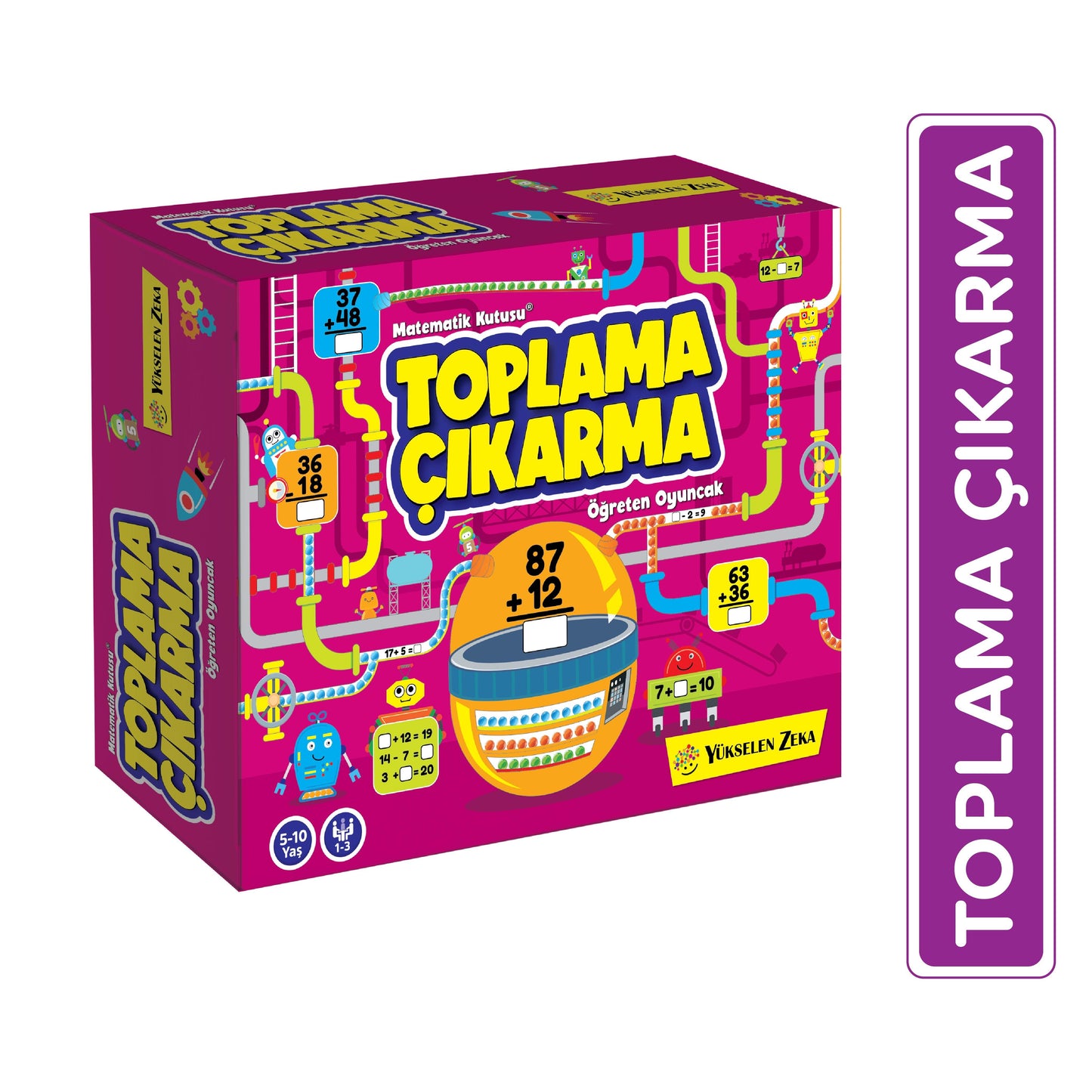 Yükselen Zeka Toplama Çıkarma Öğreten Oyuncak