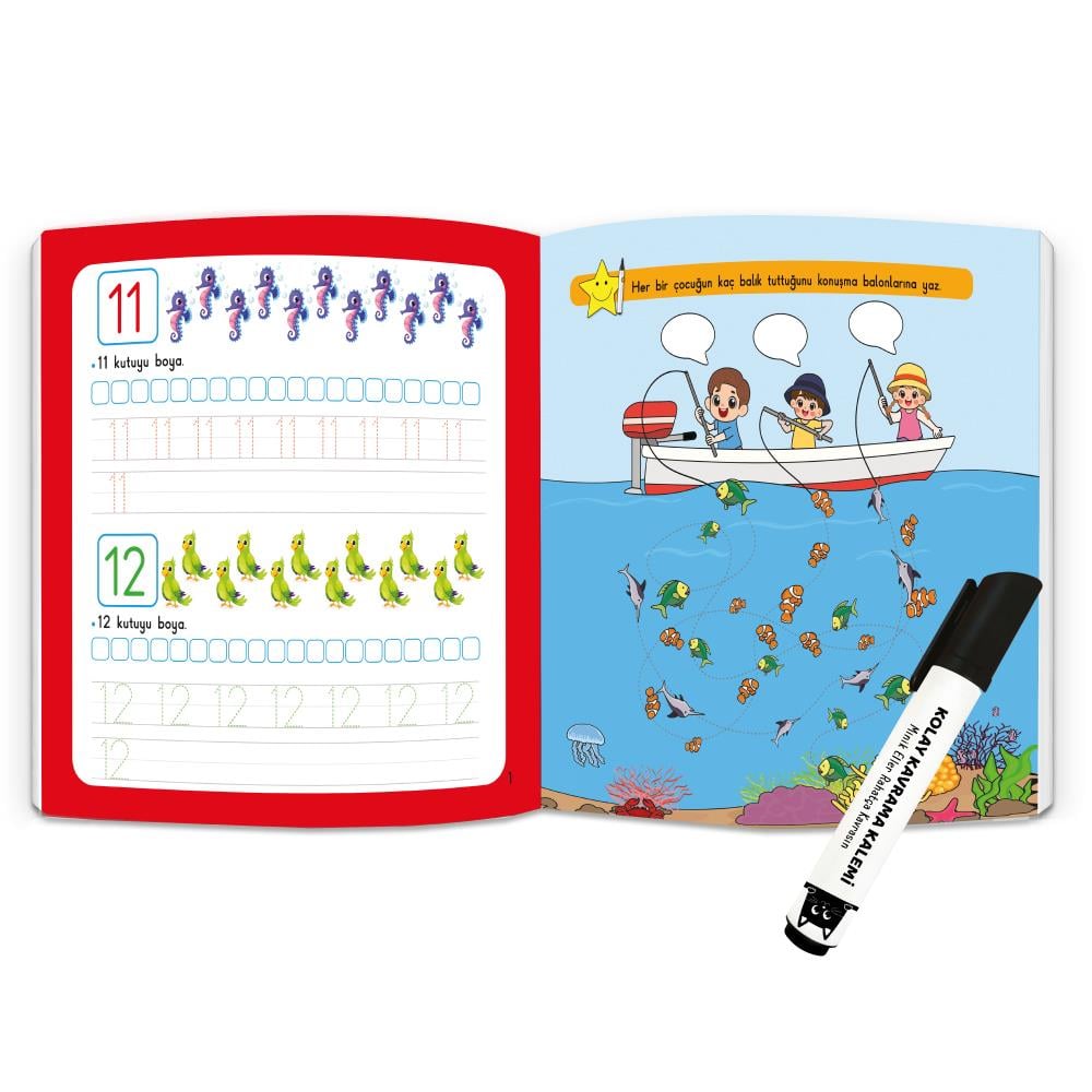 Yükselen Zeka Evde Etkinlik Yaz Sil Serisi 3-6 Yaş