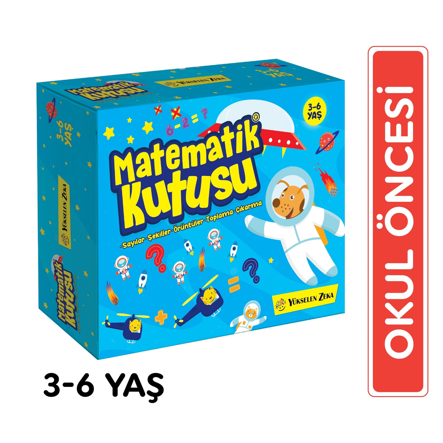 Yükselen Zeka Okul Öncesi Matematik Kutusu 3-6 Yaş