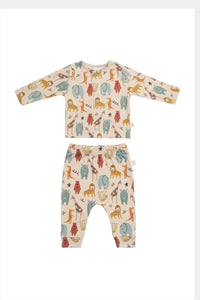 Miela Kids 2'li Bebek Pijama Takımı Jungle