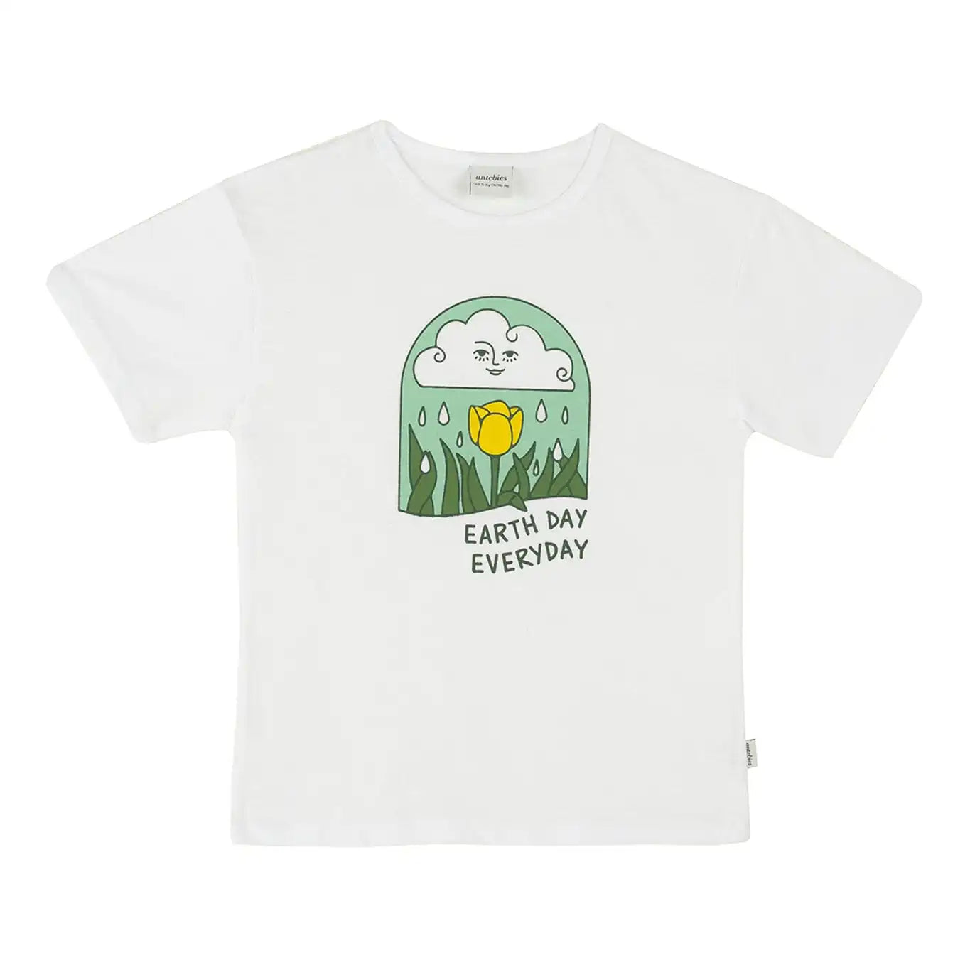 Antebies Tshirt "Earth Day" Baskılı