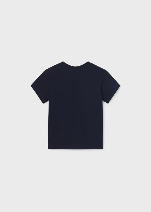 Mayoral Erkek Bebek Basic Kısa Kol T-shirt Lacivert