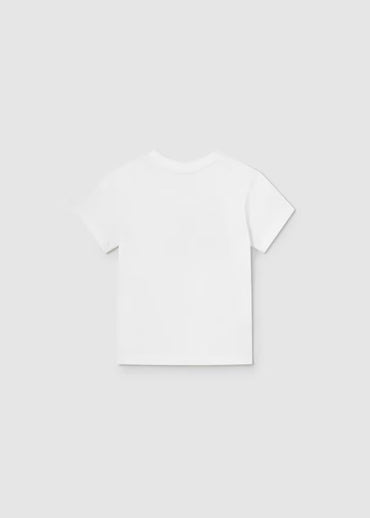 Mayoral Erkek Bebek Basic Kısa Kol T-shirt Beyaz