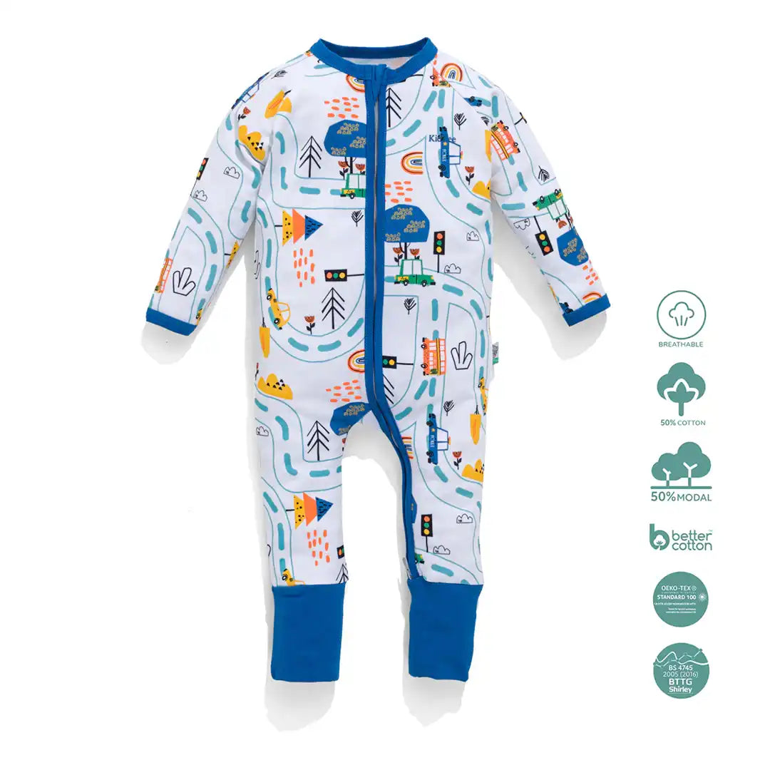 KidZee 1.0 TOG CityZee Zee-Suit Patikli Uyku Tulumu