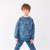 Little Yucca Grow Sweatshirt Koyu Mavi