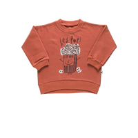 Little Yucca Grow Sweatshirt Terracotta