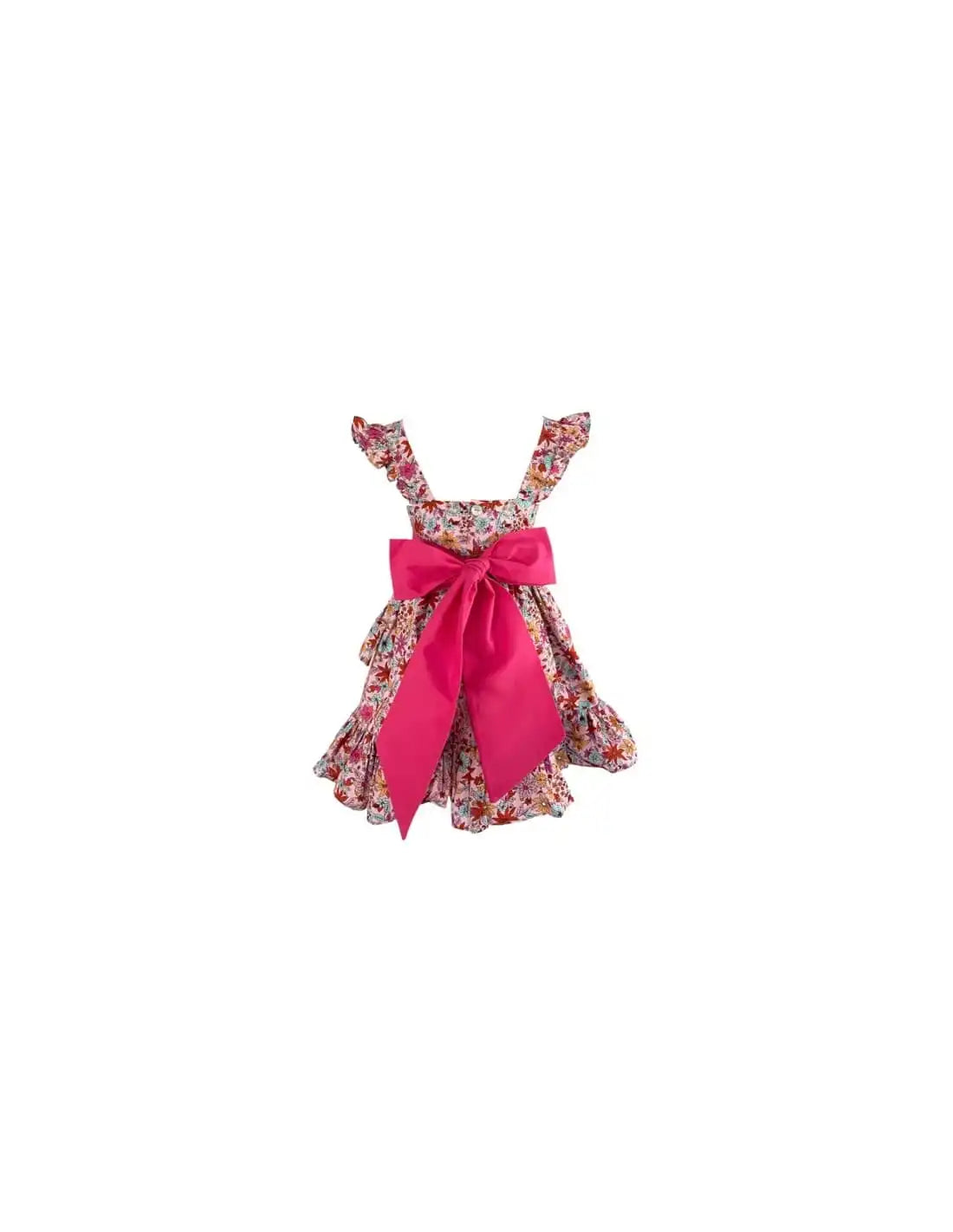 Le Petit Mico Elbise Amaya Pink