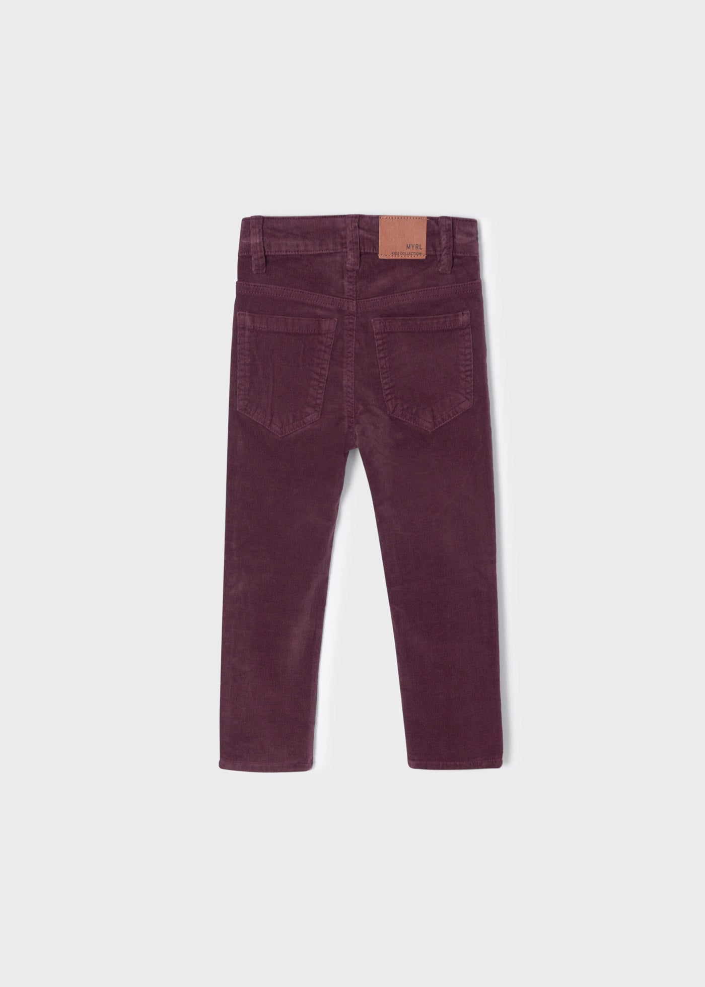 Mayoral Pantolon Mayoral Slim Fit Fitilli Kadife Pantolon Bordo