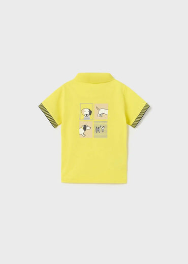 Mayoral Erkek Bebek Kısa Kol Polo Yaka TShirt Sarı