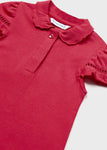 Mayoral Kız Bebek Polo Yaka Tshirt Pembe