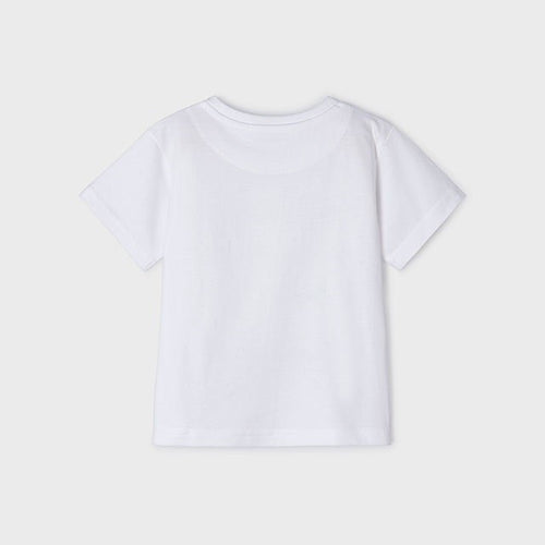 Mayoral Erkek Çocuk Kısa Kol T-shirt Beyaz