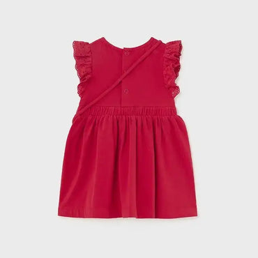 Mayoral Kız Bebek Çantalı Elbise Kırmızı