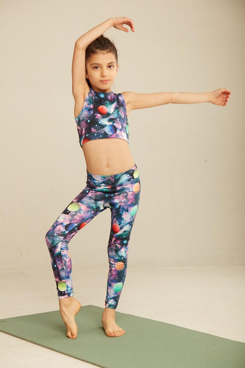 Miela Kids Büstiyer Miela Kids Spor Büstiyer Galaksi Baskılı