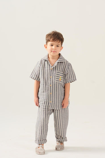 Miela Kids Pantolon 1-2 Yaş Miela Kids Müslin Pantolon Lacivert