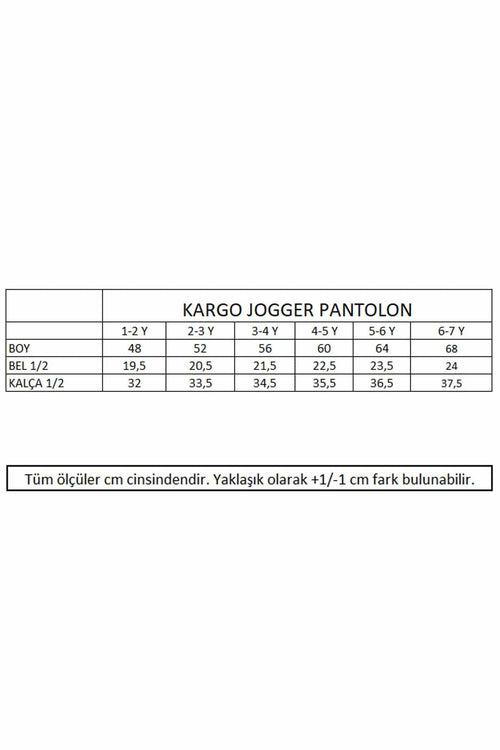 Miela Kids Pantolon Miela Kids Kargo Jogger Pantolon Petrol