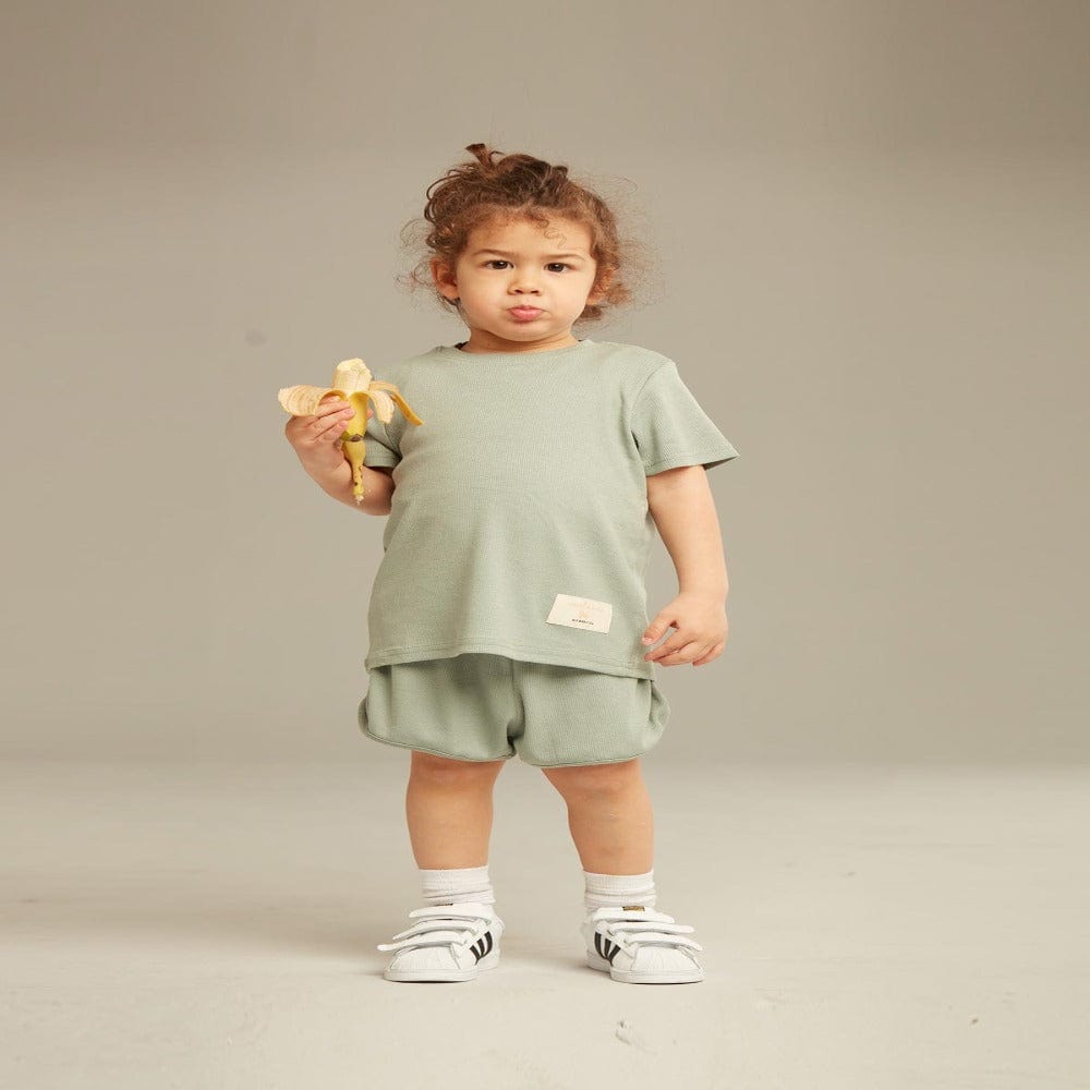 Miela Kids Takım 2-3 Yaş Miela Kids Retro Fitilli Takım Mint