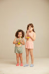 Miela Kids Takım Miela Kids Crop Takım Hello Summer! Mint