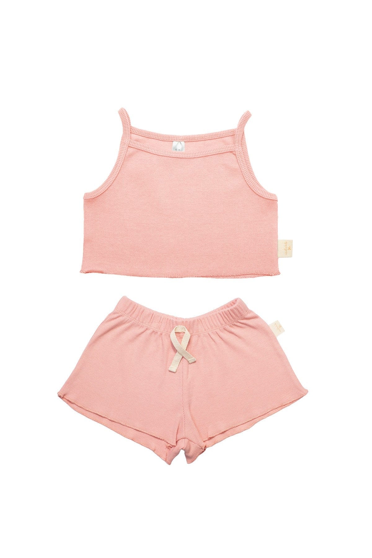 Miela Kids Takım Miela Kids Crop Takım Hello Summer! Pembe