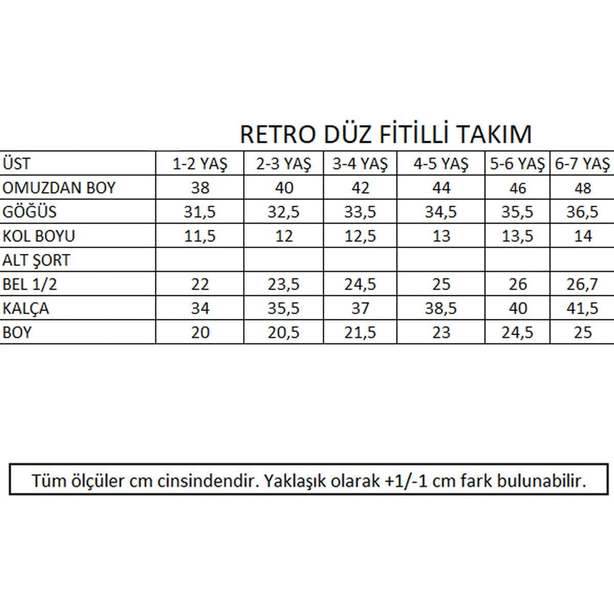 Miela Kids Takım Miela Kids Retro Fitilli Takım Mint