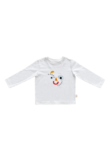 Miela Kids tişört 1-2 Yaş Miela Kids Basic Tshirt Creative Baskılı Beyaz