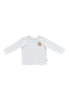 Miela Kids tişört 1-2 Yaş Miela Kids Nakışlı Basic Tshirt Sunshine Nakışlı Beyaz